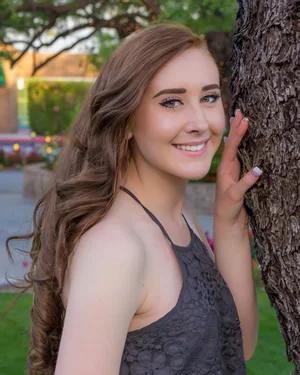 Portrait Of A Female High School Senior